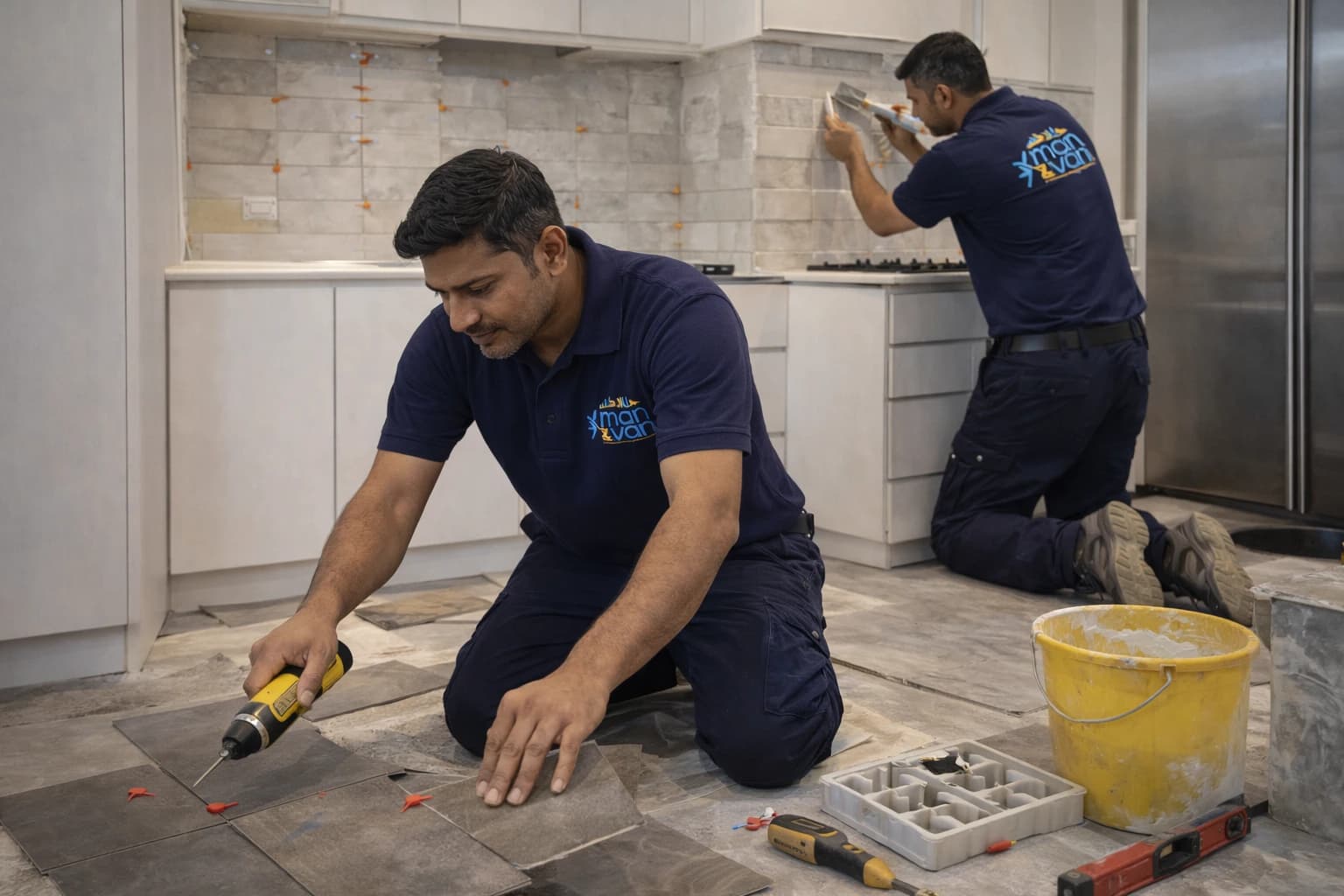 Kitchen Tiling, Backsplash, and Flooring Works