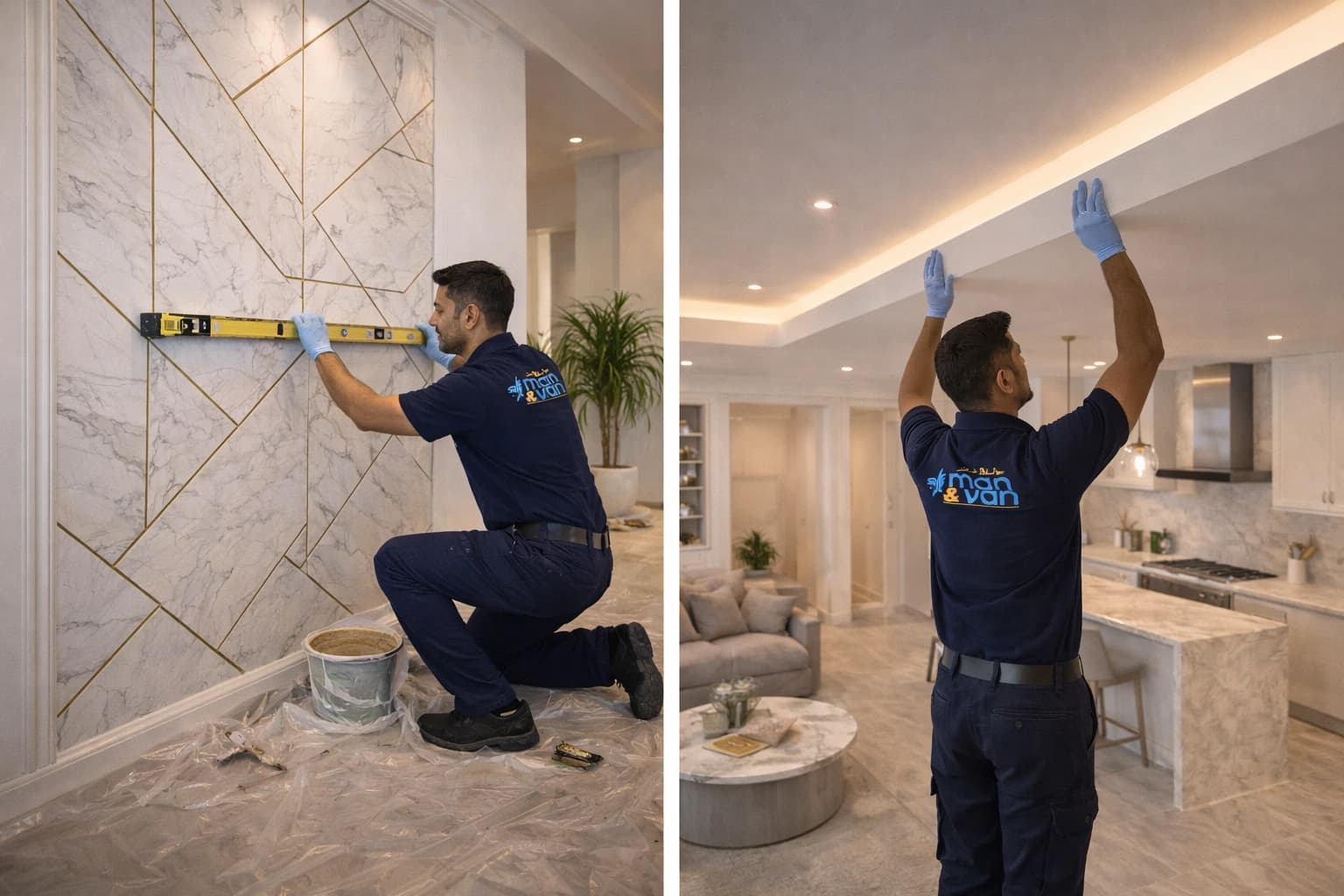 Wall, Floor & Lighting Design