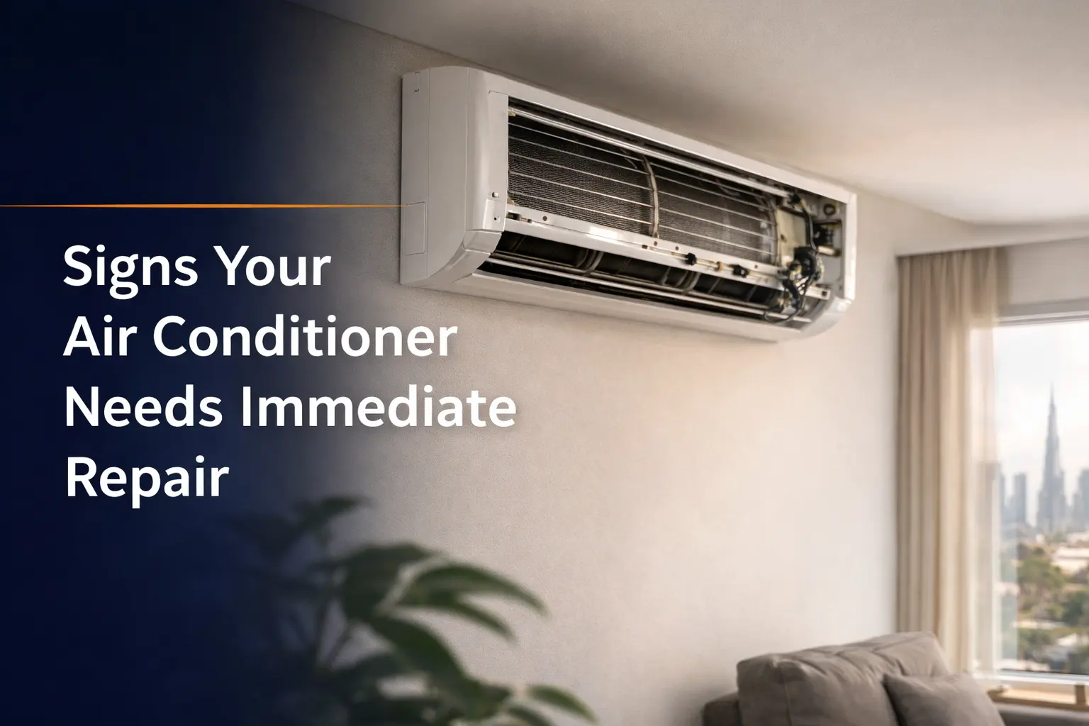 Signs Your Air Conditioner Needs Immediate Repair in Dubai